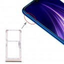 Suporte Cartão SIM Tray Compatível c/ Xiaomi Redmi Note 8 Pro Cinza