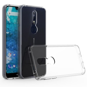 Capa Proteção Compatível c/ Nokia 7.1 (Transparent) 