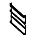 Suporte das Grelhas Laterais (1und) 