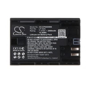Bateria Li-ion 7,2V 1700mAh compatível c/ Canon LP-E6N